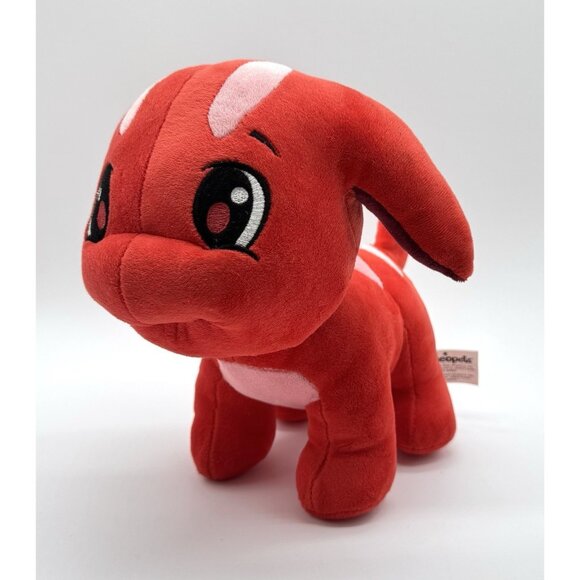Neopets Red Poogle Plush Jumbo Large Collector 2008 Jakks Pacific - Picture 1 of 6